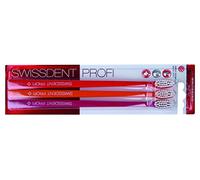 Swiss Dent Profi Whitening spazzolino Trio (Confezione da) Soft, Rosso/Arancione/Rosa