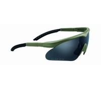 Swiss Eye Raptor Occhiali sportivi, Verde (rubber dask green)