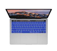 Swiss Keyboard Cover - Custodia per tastiera blu scuro (layout svizzero - Qualità e velocità ininterrotte - comodo da digitare) per MacBook Pro Late 2016 + con w-Touch Bar, blu scuro