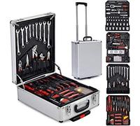 Swiss Kraft - Set di 186 portautensili con cricchetto, con valigetta portautensili