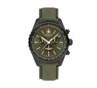 Swiss Military by Chrono Orologio Analogico al Quarzo Uomo con Cinturino in Pelle SMWGC0000340