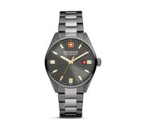 Swiss Military Hanowa Orologio analogico da uomo Nero 40 mm Orologio in acciaio inossidabile Orologi da uomo Orologio analogico da uomo