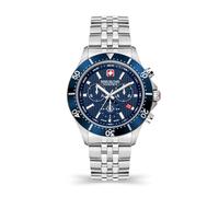 Orologio cronografo da uomo Swiss Military Hanowa blu 42 mm orologio da polso in acciaio inossidabile orologio da uomo cronografo