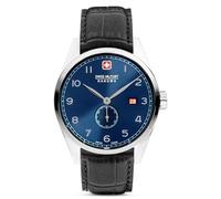 Swiss Military Hanowa Orologio Analogico al Quarzo Uomo con Cinturino in Pelle SMWGN0001231