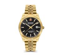 Orologio da uomo Swiss Military Hanowa Orologio analogico da uomo in oro 42 mm con cronografo automatico
