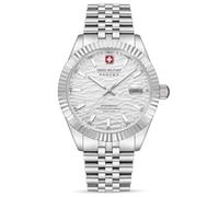 Swiss Military Hanowa Orologio automatico da uomo Master Diligenter 41 mm diametro data vetro zaffiro, argento