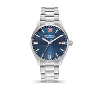 SWISS MILITARY Orologio Analogico al Quarzo Uomo con Cinturino in Acciaio Inossidabile SMWGH2200302