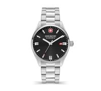 SWISS MILITARY Orologio Analogico al Quarzo Uomo con Cinturino in Acciaio Inossidabile SMWGH2200302