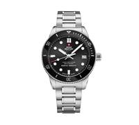 Swiss Military SM34089.01 Women's Dive Watch - Stainless Steel with Black Dial, 200M Water Resistance