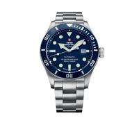 Swiss Military SMA34075.02 Men's Automatic Dive Watch - Stainless Steel, Blue Dial, 500M Water Resistance