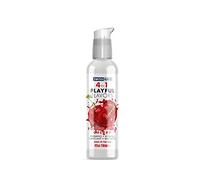 Swiss Navy 4-in-1 Poppin Wild Cherry, 4 oz/118 ml, White/Blue
