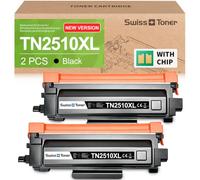 swiss toner TN2510XL TN2510 MFC-L2800DW Toner MFC-L2827DW HL-L2400DWE 2Nero