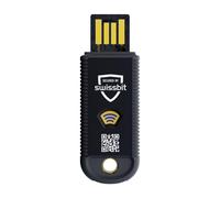 Swissbit - Chiave di Sicurezza iShield Key PRO, autenticatore Hardware, connessione USB-A e NFC, Certificato FIDO2, U2F, HOTP, TOTP, PIV, 2FA, Nero, (1 pz)