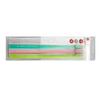 SWISSDENT Professional GENTLE Spazzolino da denti turchese chiaro, rosa chiaro, verde chiaro