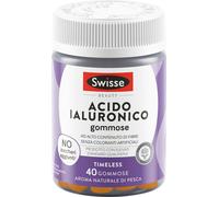 Swisse Integratore Alimentare Gommose Acido Ialuronico Anti-Età 40 pastiglie