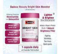 Swisse Beauty Skin Booster 60 capsule integratore di glutatione NUOVO spedizi...
