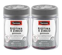 Swisse Biotina e Zinco Integratore Capelli Pelle Unghie Gommose 2x108