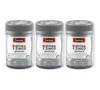 Swisse Biotina e Zinco Integratore Capelli Pelle Unghie Gommose 3x108