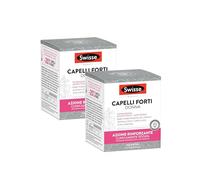 SWISSE Capelli Forti Donna - Integratori per Capelli Donna con Biotina Zinco Rame, 60 Compresse - Integratore con Cheratina per Capelli Forti ad Azione Rinforzante e Tonico-Adattogena - Made in Italy