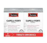 Swisse Capelli Forti Uomo, Integratore Alimentare che Combina Vitamine, Minerali e Ingredienti di Origine Naturale, Utili per Mantenere la Forza del Capello, 60 Compresse da 1250 mg
