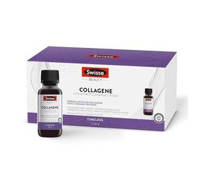 SWISSE Collagene Integratore Liquido - Collagene Idrolizzato da Bere Donna e Uomo con Arance Rosse per Pelle Elastica e Luminosa, Integratori Bellezza Attenua le Rughe, 7 Flaconi x 30 ml Made in Italy