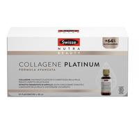 Swisse Collagene Platinum - Integratore Collagene Idrolizzato Verisol da Bere, Antiage, per Pelle più Luminosa, Compatta ed Elastica, con Collagene, Estratto di Mirtillo Rosso, Vitamina E, 10x30 ml