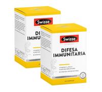 SWISSE Difesa Immunitaria - Integratore Difese Immunitarie con Vitamina C Magnesio Zinco ed Echinacea, Integratori Stanchezza e Affaticamento, Formulazione Multinutriente, 120 Compresse, Made in Italy