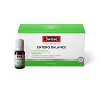 SWISSE Entero Balance Liquido- Integratori con Probiotici e Vitamine, Integratore Alimentare con Lactobacillus e Bifidobacterium per Favorire Equilibrio Flora Intestinale, 10 Flaconcini, Made in Italy