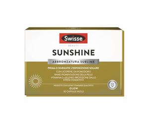 Swisse Sunshine Abbronzatura Sublime - Integratore Sole, Attivatore Abbronzatura, Prepara e Nutre, con Licopene, Selenio, Rame e Vitamina E, 30 Capsule Molli
