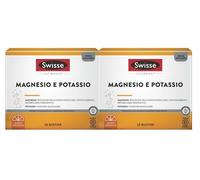 Swisse Ultiboost - Magnesio e Potassio Integratore Senza Zuccheri Gusto Arancia, 2 x 20 Bustine