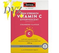 Swisse Ultiboost vitamina C effervescente ad alta resistenza (60 compresse)