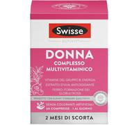 SWISSE Ultivit- Multivitaminico Donna con Vitamina D C A e Zinco per Supporto