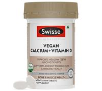 Swisse Vegan Calcio + Vitamina D3 per ossa più forti - 60 compresse