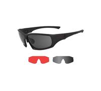 SWISSEYE Wolf V620 - Occhiali da sole tattici, con protezione UV, colore nero