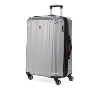 SwissGear 3750 Hardside Bagaglio con Ruote Spinner, Argento, Checked-Large 27-Inch, 3750 Hardside Bagaglio Con Ruote Spinner