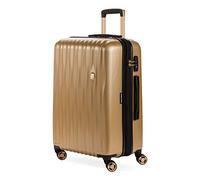 SwissGear 7272 Energie Hardside Bagaglio Espandibile con Ruote Spinner, Oro, Checked-Medium 23-Inch, 7272 Energie Hardside Bagaglio Espandibile Con Ruote Spinner