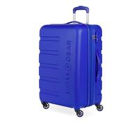 SwissGear 7366 - Trolley rigido espandibile, Cobalto, Checked-Medium 23-Inch