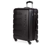 SwissGear 7366 - Valigia rigida espandibile con rotelle, Nero, Checked-Large 27-Inch, 7366 Hardside bagagli espandibile con ruote girevoli