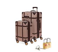 SwissGear 7739 Bagagli Hardside Bagagli con Ruote Spinner, Hyperfast 2.0 El K - Bambini, Checked-Large 26 inch, 7739 Bagagli Hardside Bagagli Con Ruote Spinner