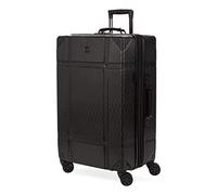 SwissGear 7739 Hardside Bagagli con Ruote Spinner, Nero, Checked-Large 26 inch, 7739 Hardside Bagagli Tronco Con Ruote Spinner