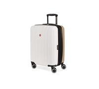 SwissGear 8028 Hardside Trolley espandibile Spinner, Avorio/Tortora, Carry-On 19-Inch, Duet Hardside - Valigia espandibile con ruote girevoli
