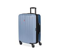 SwissGear 8028 Hardside Trolley espandibile Spinner, Azzurro/Blu marino, Checked-Medium 24-Inch, 8028 Hardside Espandibile Sinner Bagaglio