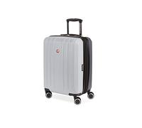 SwissGear 8028 Hardside Trolley espandibile Spinner, Grigio Chiaro/Grigio Cenere, Checked-Medium 24-Inch, 8028 Hardside Trolley espandibile Spinner