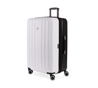 SwissGear 8028 Hardside Trolley espandibile Spinner, Nero/Bianco, 3-Piece Set (19/24/28), 8028 Hardside Trolley espandibile Spinner