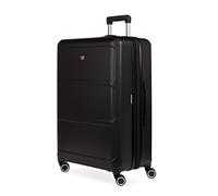 SwissGear 8090 Hardside Valigia Espandibile con Ruote Spinner, Nero, Checked-Large 28-Inch, 8090 Hardside bagagli espandibile con ruote girevoli