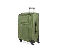SwissGear Sion Softside Bagaglio espandibile, Evergreen, Checked-Medium 25-Inch