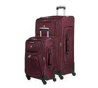 SwissGear Sion Softside Expandable Luggage, Merlot, 2-Piece Set (21/29)