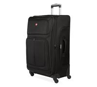 SwissGear Spinner da 73,7 cm, colore blu, Nero, Checked-Large 29-Inch, Bagaglio Espandibile Sion Softside