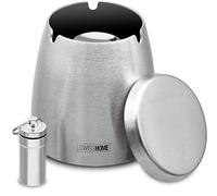 SWISSHOME Grande posacenere XL con coperchio per interni ed esterni, con posacenere tascabile, l'originale, taglia XL