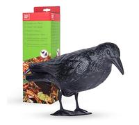 SWISSINNO Rappresentazione di Corvo per Allontanare Uccelli | Deterrente per Piccioni in Plastica, Anti-Uccelli, Controllo Naturale dei Parassiti